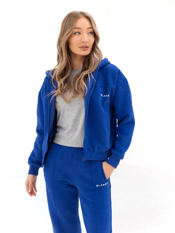 Everyday Full Zip Hoodie - Cobalt Blue