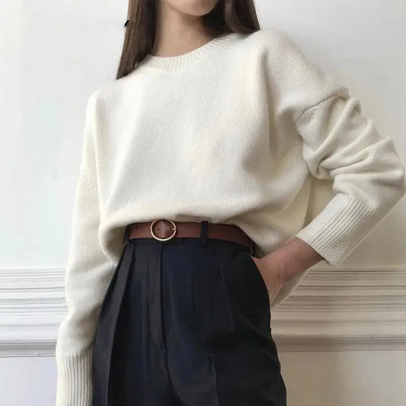 Elegant oversize pullover