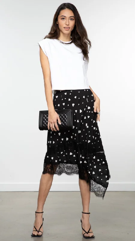 Zanary Lace Detail Skirt