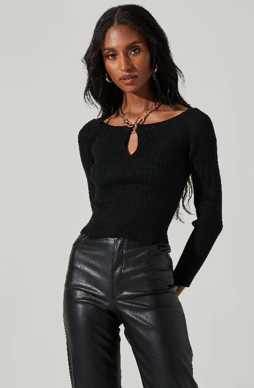 Philippa Chain Strap Sweater