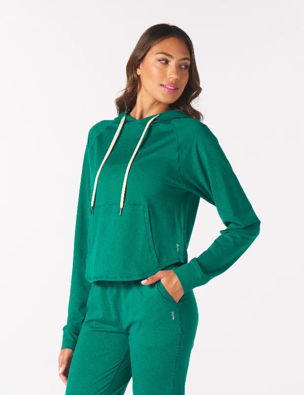 Rocky Hoodie: Emerald Marble