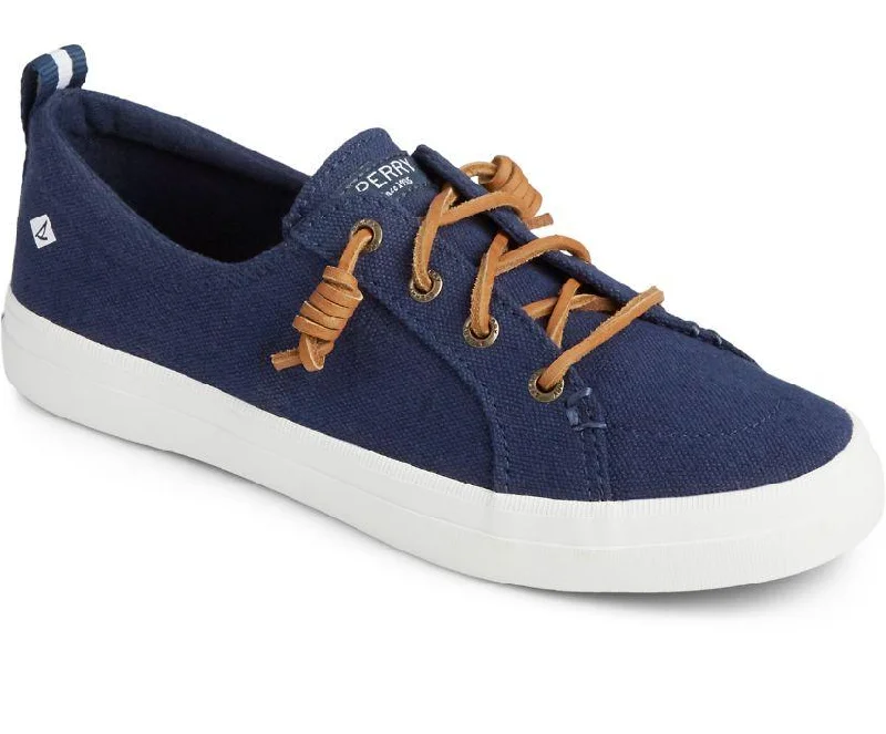 Sperry - Women's SeaCycled™ Crest Vibe Linen Sneaker - Navy