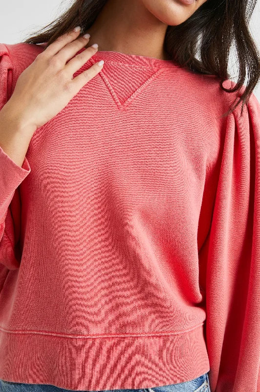 TIFFANY SWEATSHIRT - CHERRY