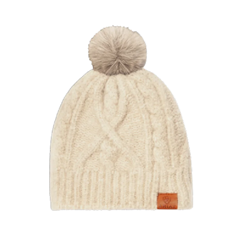 10047220 Ariat Entwine Beanie - Fields of Rye Heather