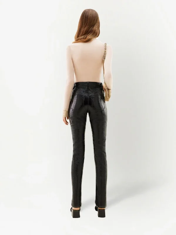 COURRÈGES Women Reedition 5-pocket Vinyl Pants