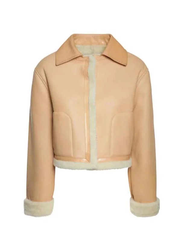 Cream Shearling Jacket – Boneshia