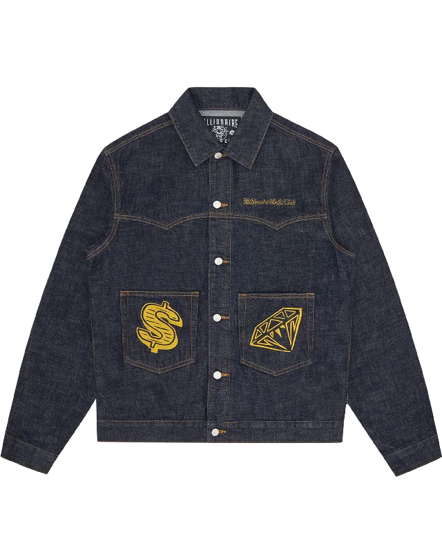 Diamonds & Dollars Selvedge Denim Jacket