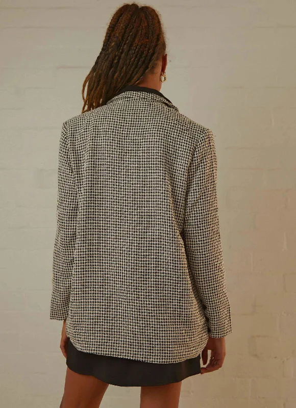 Jorden Blazer - Black and White Check