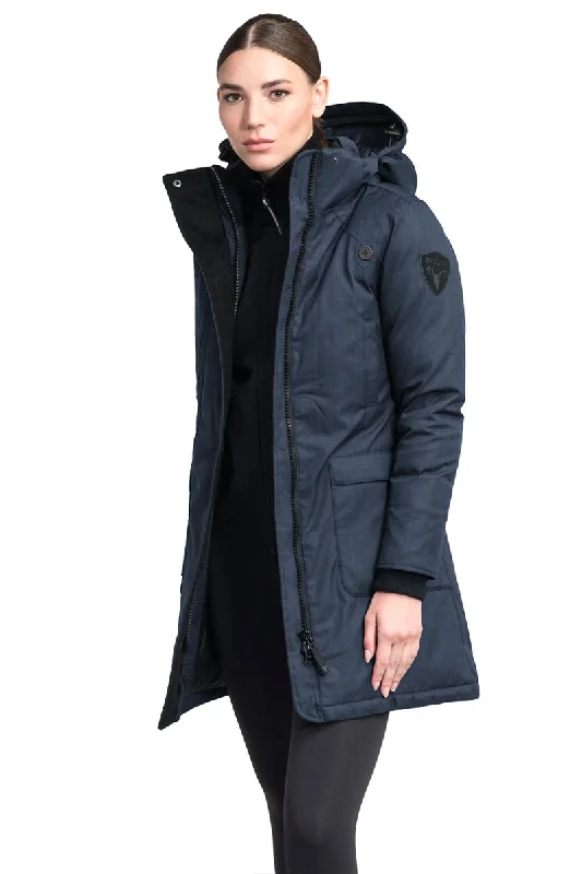 MERIDETH FURLESS LADIES PARKA NAVY