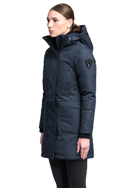 MERIDETH FURLESS LADIES PARKA NAVY