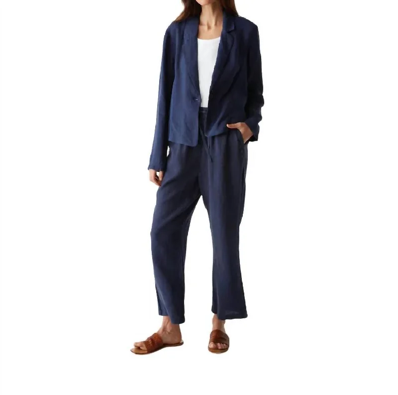 Pearson Linen Blazer In Noc