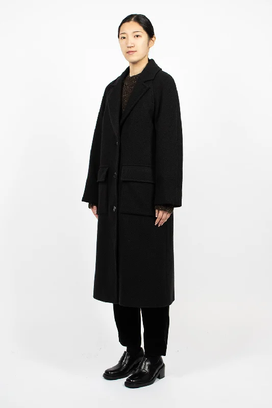 Raglan Overcoat Black