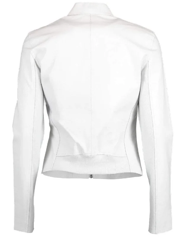 White and Silver Reversible Chapin Jacket