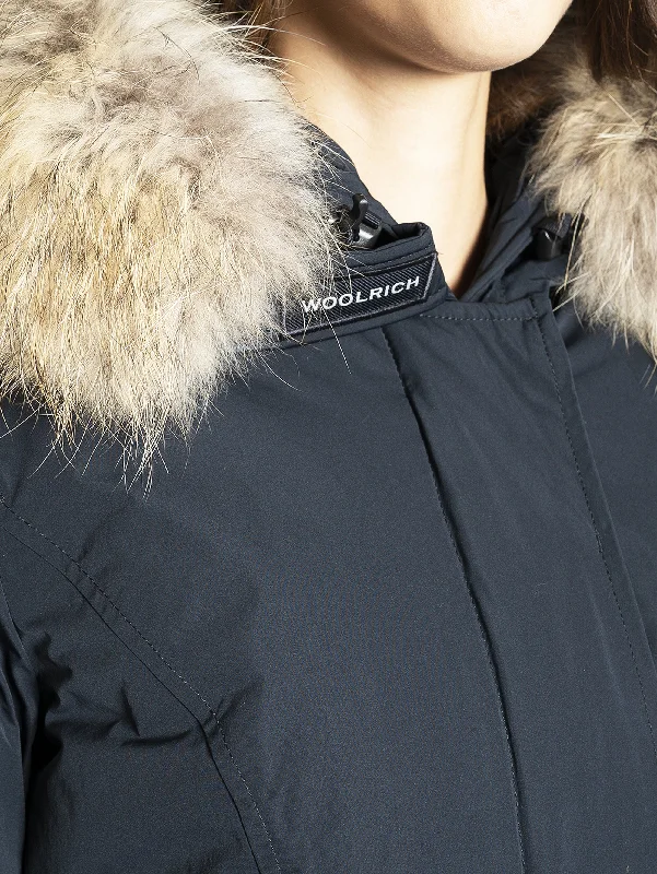 Giaccone Luxury Parka in Shape Memory Blu