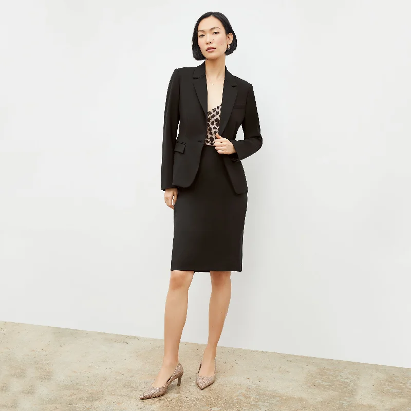 Yasmine Blazer - Wool Twill :: Black