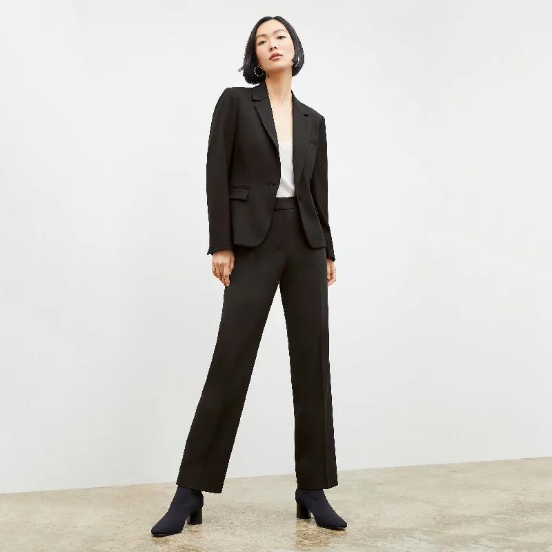 Yasmine Blazer - Wool Twill :: Black