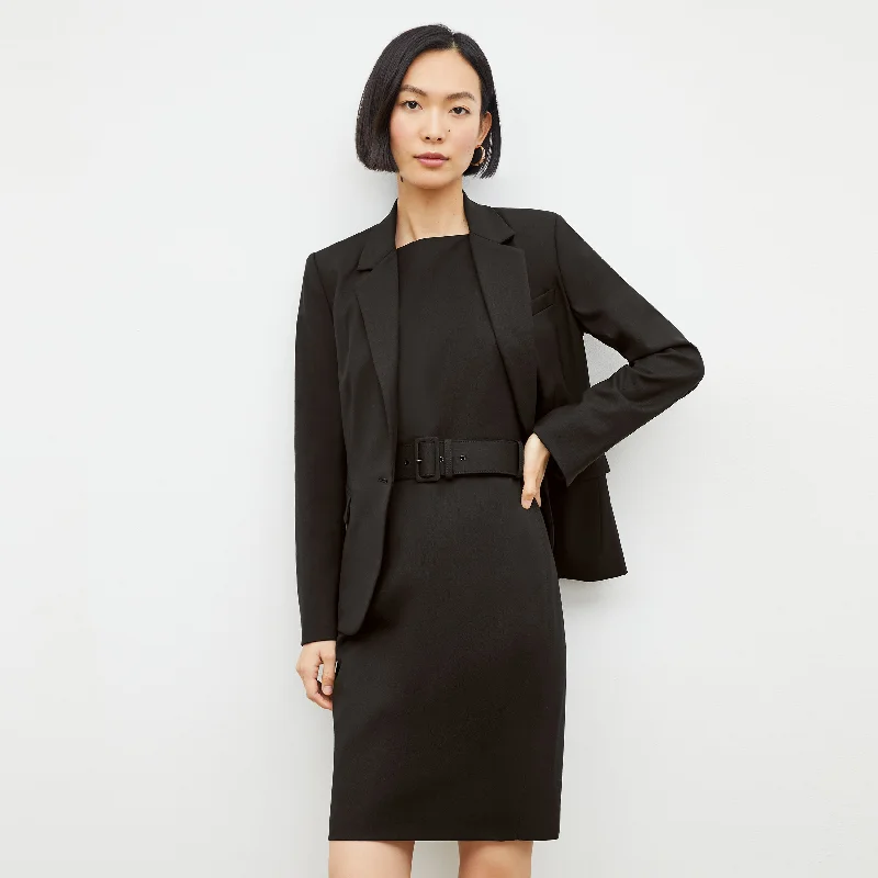 Yasmine Blazer - Wool Twill :: Black