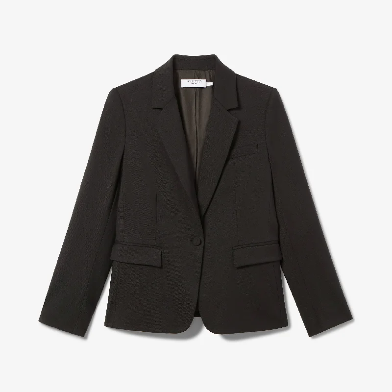 Yasmine Blazer - Wool Twill :: Black