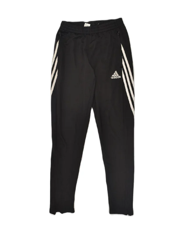 ADIDAS Womens Tracksuit Trousers UK 10 Small Black Polyester