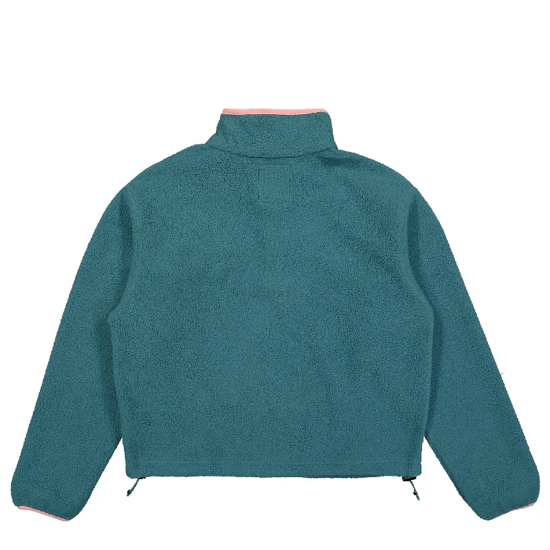 W Helvetia Cropped Half Snap Fleece