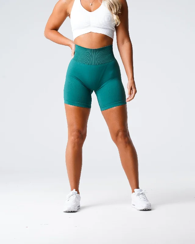 Emerald Solid Seamless Shorts