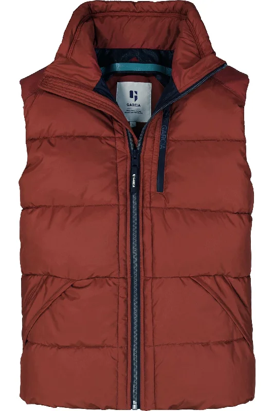 Garcia - Outdoor Sleeveless Jacket - Burnt Umber