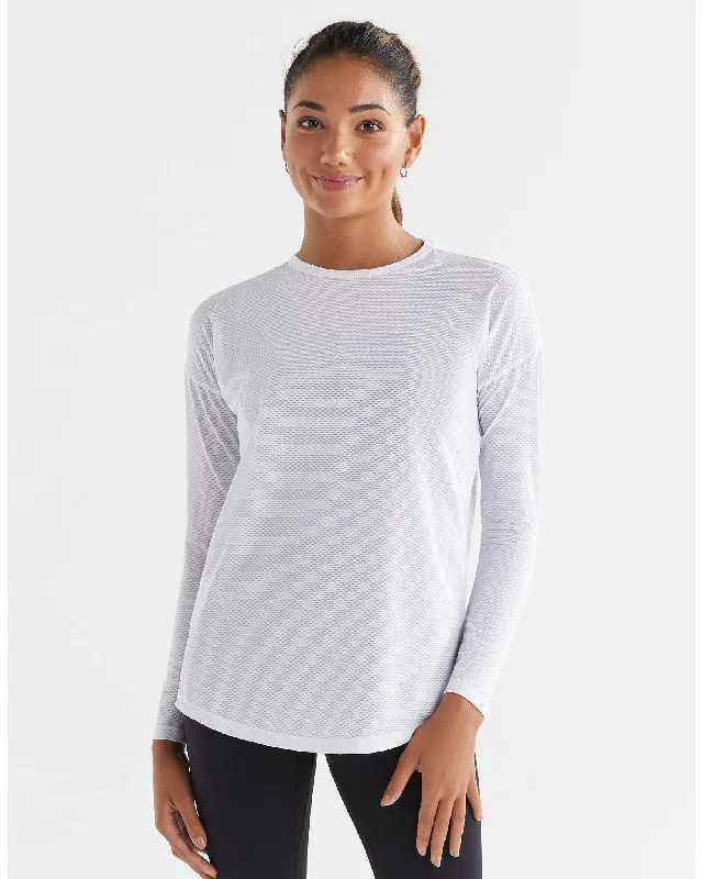 Lilybod Toby Mesh Long Sleeve - White