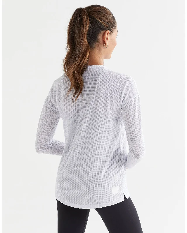 Lilybod Toby Mesh Long Sleeve - White