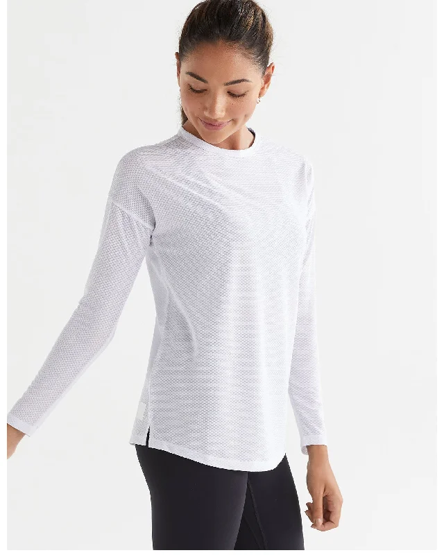 Lilybod Toby Mesh Long Sleeve - White