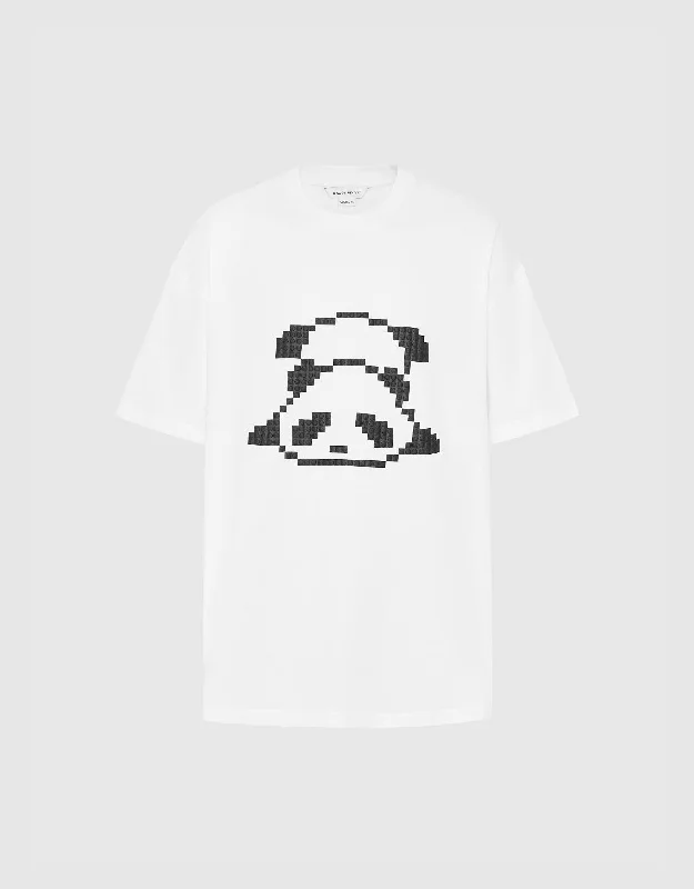 Panda Printed Crew Neck T-Shirt