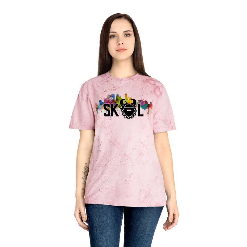 Unisex Color Blast T-Shirt - Skyline