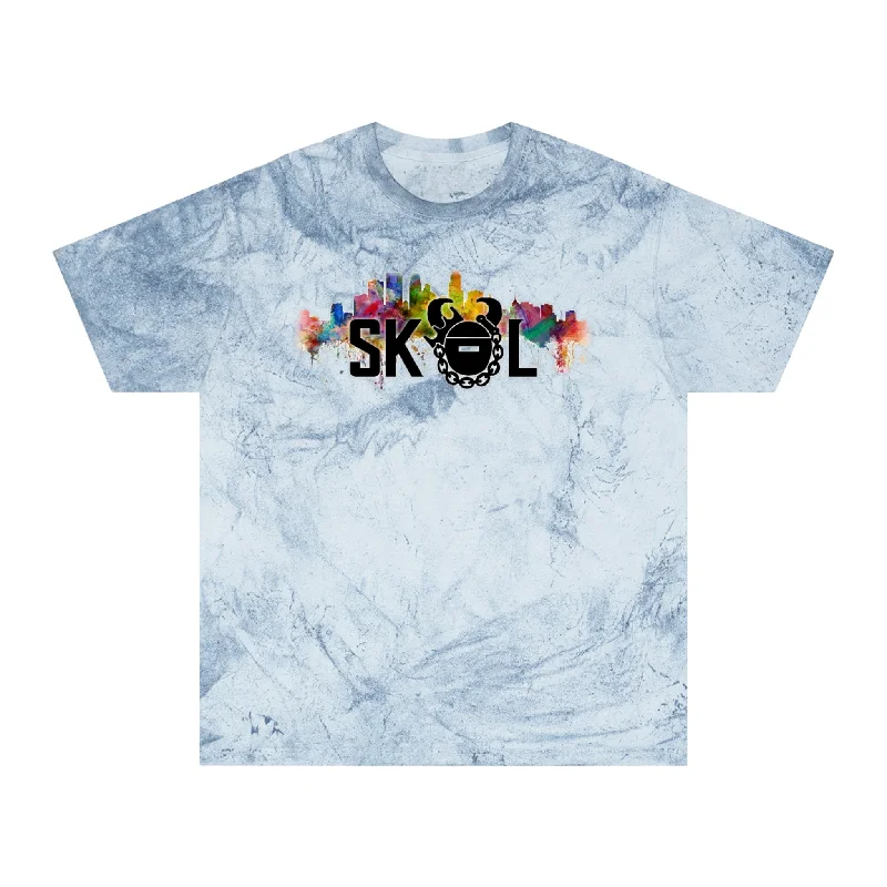 Unisex Color Blast T-Shirt - Skyline