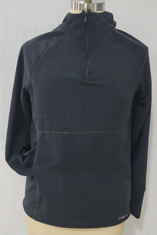 Quarter Zip / Black / X-Small