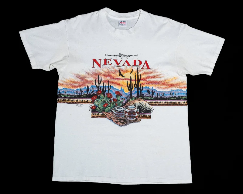 90s Nevada Desert T Shirt - Men's Medium, Women's Large