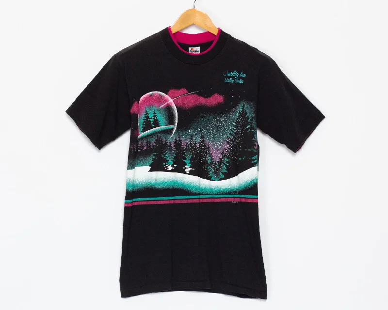 90s Vaporwave Winter Scene T Shirt - Unisex Medium