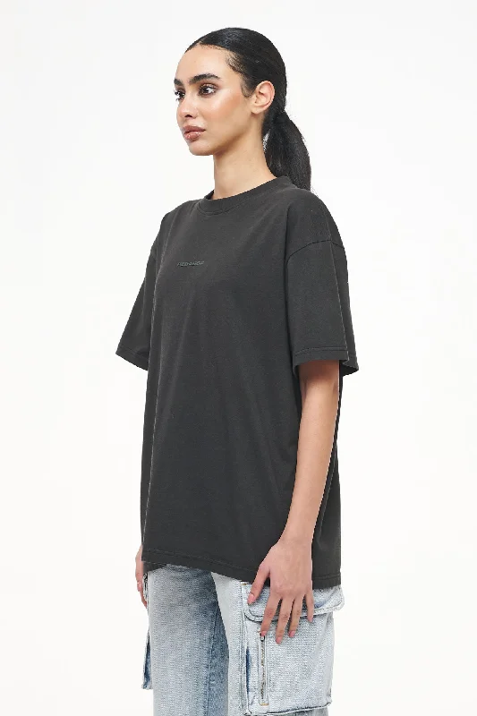 Beverly Oversized Tee Vintage Washed Iron Grey Gum