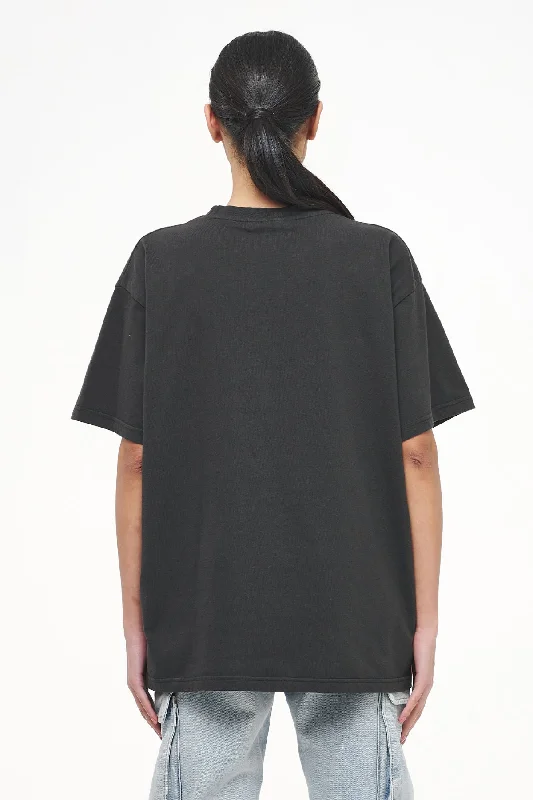 Beverly Oversized Tee Vintage Washed Iron Grey Gum