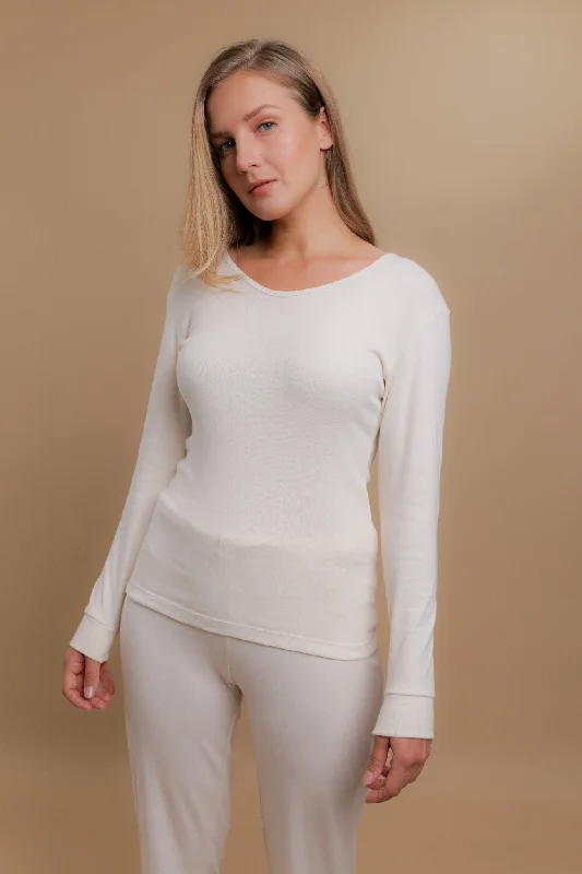 Women's Long Sleeve Ribbed Tee