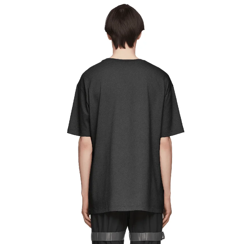 Superconscious Oversized Organic T-shirt - Asphalt Heather Grey