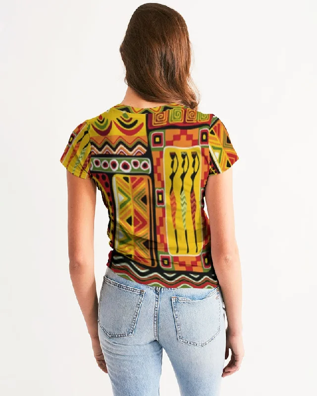 AKH African Mural Art Women's Tee