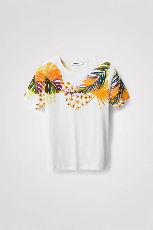 Desigual Tropical Design T-Shirt