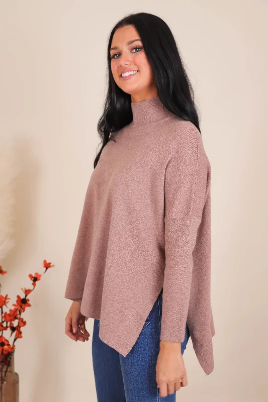 Going For It Sweater-Mocha