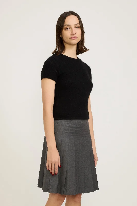 Kotte Short Sleeve Knit Black