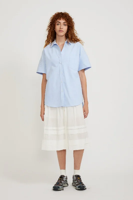 Oxford Short Sleeve Shirt Blue