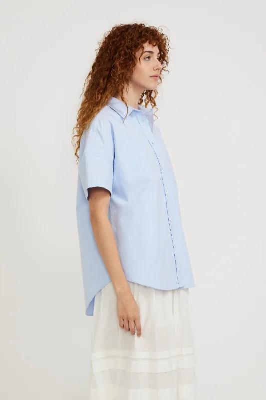 Oxford Short Sleeve Shirt Blue