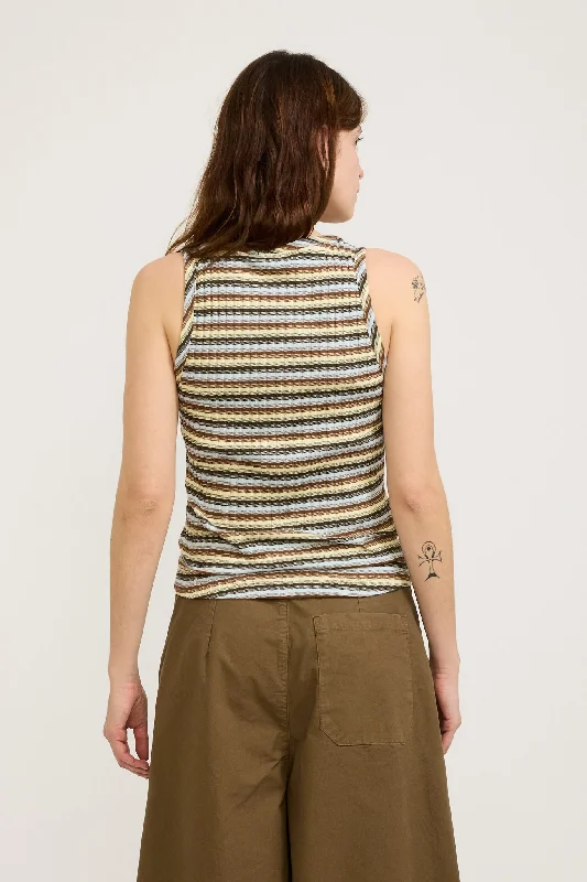 Rainshine Vest Multi Blue/Brown