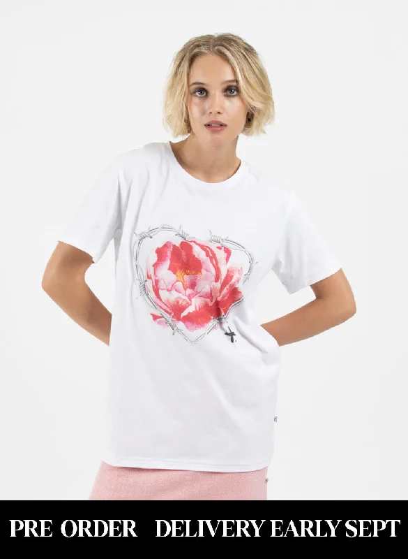 Rush Tee - Caged Rose