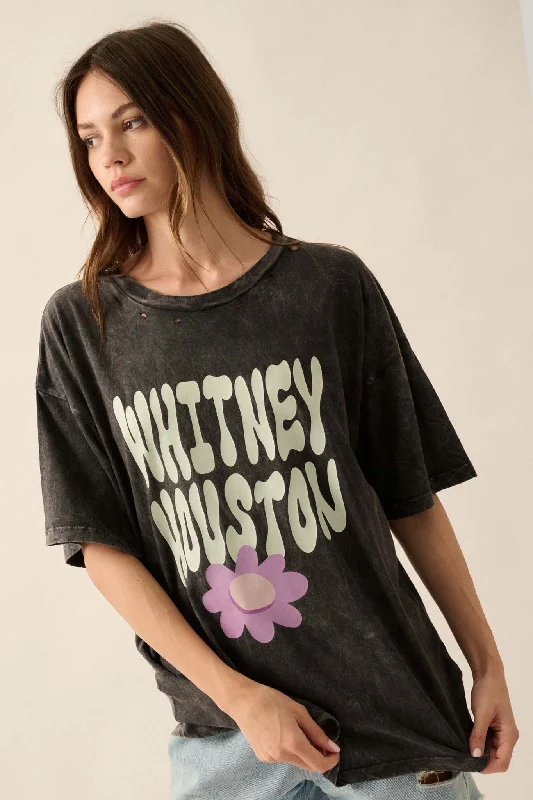 Whitney Houston Your Love Distressed Graphic Tee