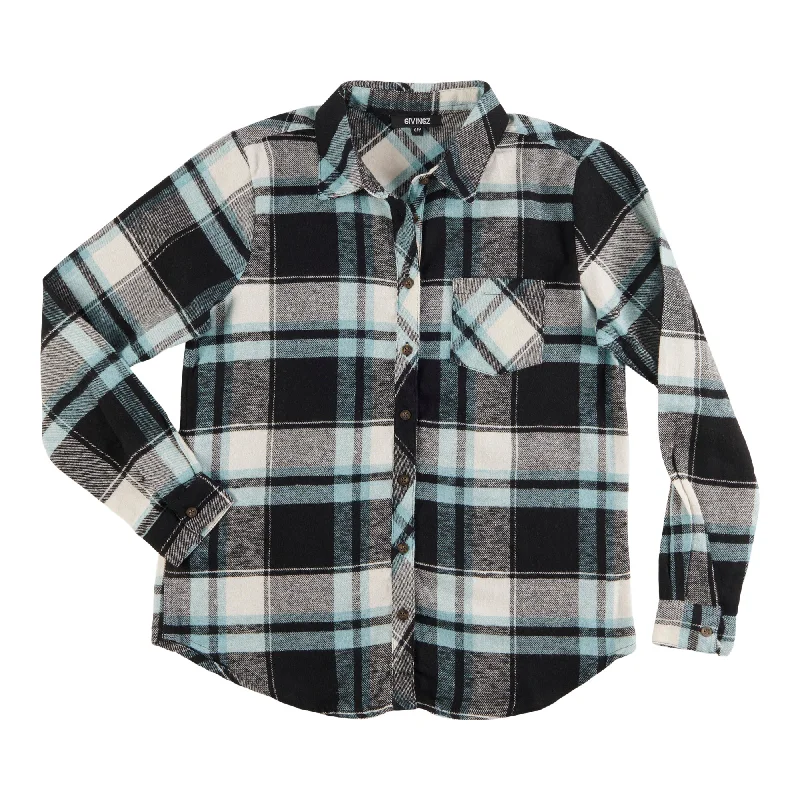 Women's Everyday Casual All-Over Print Flannel Shirt