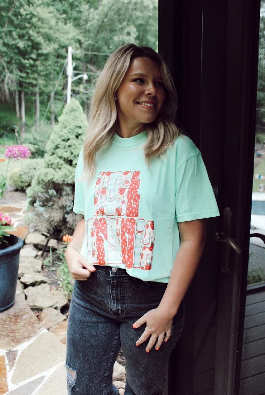 WV Strawberry Short Sleeve Tee in Island Reef